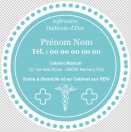 Modèle carte de visite ronde  infirmière pour infirmière à personnaliser en ligne avec modèle gratuit