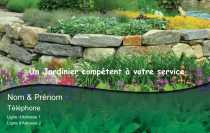 Modèle Carte de visite  espace vert pour jardinier, espace vert à personnaliser en ligne avec modèle gratuit