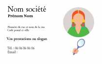 Modèle Carte de visite  esthéticienne pour soin visage, beauté et Spa à personnaliser en ligne avec modèle gratuit