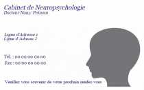 Modèle carte de visite  médicale pour carte de visite médicale à personnaliser en ligne avec modèle gratuit