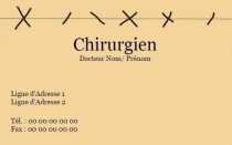 Modèle carte de visite  médicale pour carte de visite médicale à personnaliser en ligne avec modèle gratuit