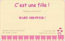 Modèle Carte de visite  baby shower pour Evènement, baby shower, jeune maman à personnaliser en ligne avec modèle gratuit