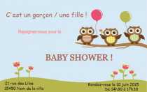 Modèle Carte de visite  baby shower pour Evènement, baby shower, jeune maman à personnaliser en ligne avec modèle gratuit