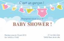 Modèle Carte de visite  baby shower pour Evènement, baby shower, jeune maman à personnaliser en ligne avec modèle gratuit