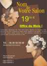 Modèle Flyer A cinq  coiffure pour flyer Coiffure à personnaliser en ligne avec modèle gratuit