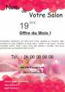 Modèle Flyer A cinq  salon de beauté pour flyer salon de beauté à personnaliser en ligne avec modèle gratuit