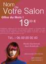 Modèle Flyer A cinq  coiffure pour flyer Coiffure à personnaliser en ligne avec modèle gratuit