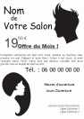 Modèle Flyer A cinq  coiffure pour flyer Coiffure à personnaliser en ligne avec modèle gratuit