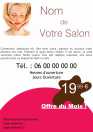 Modèle Flyer A cinq  salon de beauté pour flyer  pour salon de beauté à personnaliser en ligne avec modèle gratuit