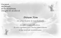 Modèle Carte  Remerciement décès pour Carte remerciements décès à personnaliser en ligne avec modèle gratuit