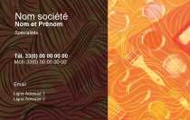 Modèle Carte de visite  peintre décorateur pour bâtiment, construction, peinture revêtement mur, décoration à personnaliser en ligne avec modèle gratuit