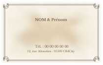 Carte De Visite Particulier A Personnaliser Modele Gratuit