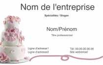 Modèle Carte de visite  Traiteur pour Traiteur, Service Mariage à personnaliser en ligne avec modèle gratuit