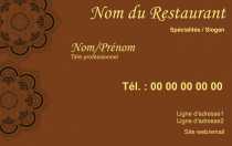 Modèle Carte de visite  Traiteur pour Traiteur, Restauration, Service Traiteur Oriental à personnaliser en ligne avec modèle gratuit
