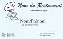 Modèle Carte de visite  Traiteur pour Traiteur, Service Mariage, Restauration à personnaliser en ligne avec modèle gratuit