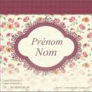 Modèle carte de visite carrée  vintage pour vintage, rétro, old, année 50 à personnaliser en ligne avec modèle gratuit