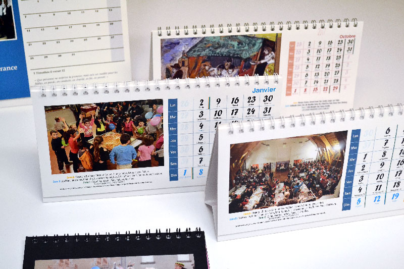 Calendrier photo pas cher : optez pour le calendrier bureau mensuel