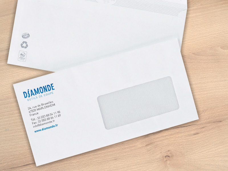 Enveloppes personnalisables  Commandez en ligne sur MATOUBRILLANT