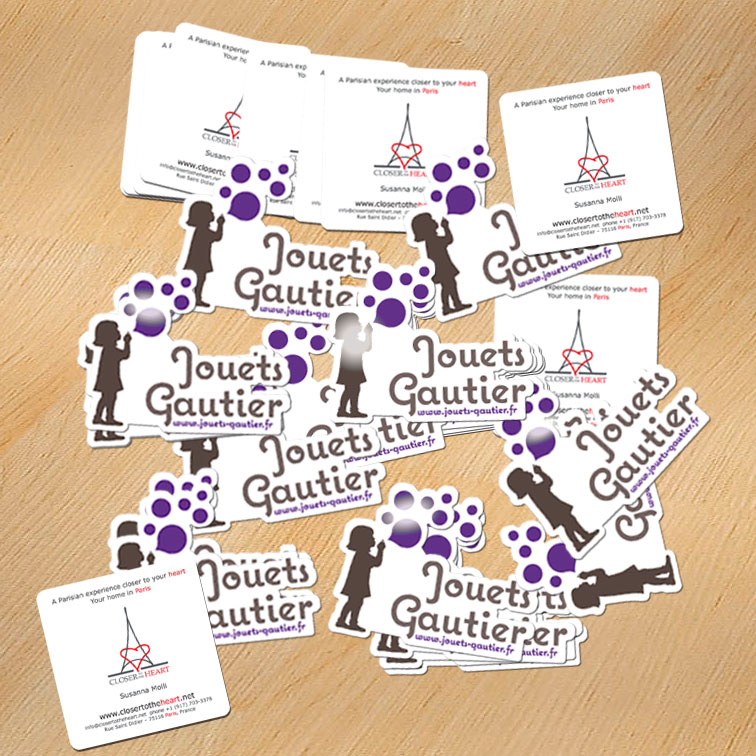 Stickers vitrine - Autocollant publicitaire ou déco sur mesure